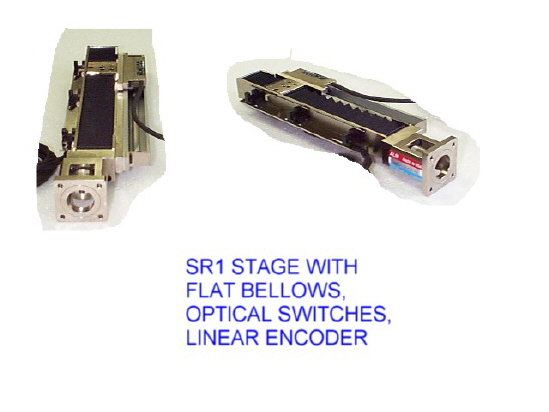 ALM - SR1 Stage with Flat Bellows, Optical Switches, Linear Encoder